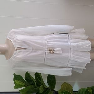 Free Distinctions Beach Summer White Dress Size Medium